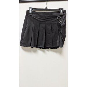 Forever 21 Black Pleated Skirt with Pouch